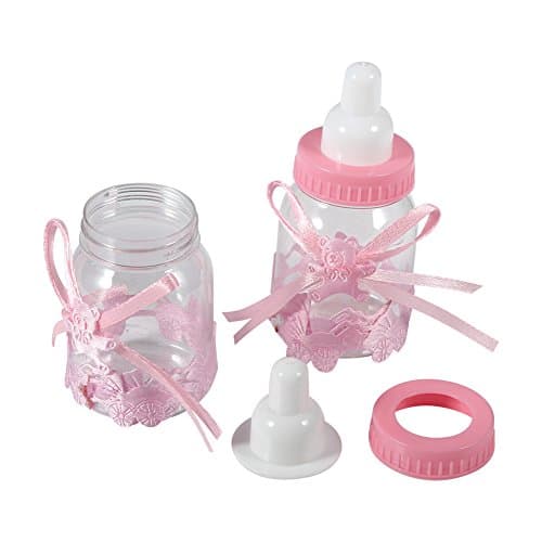 12Pcs Baby Bottle Shower Box Candy Gifts & Decorations