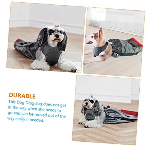 Paralyzed Pet Drag Bag for Disabled Dogs | Breathable Indoor-Outdoor Carrier Bag