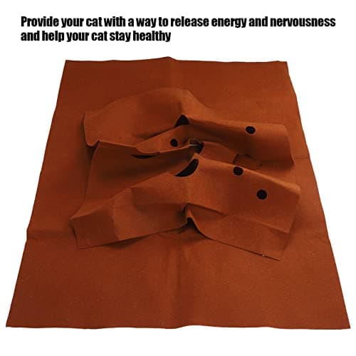 Zerodis Breathable Cat and Dog Activity Play Mat and Tunnel - Bite Resistant Interactive Toy