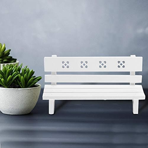 Miniature Wooden Park Bench for Dollhouses