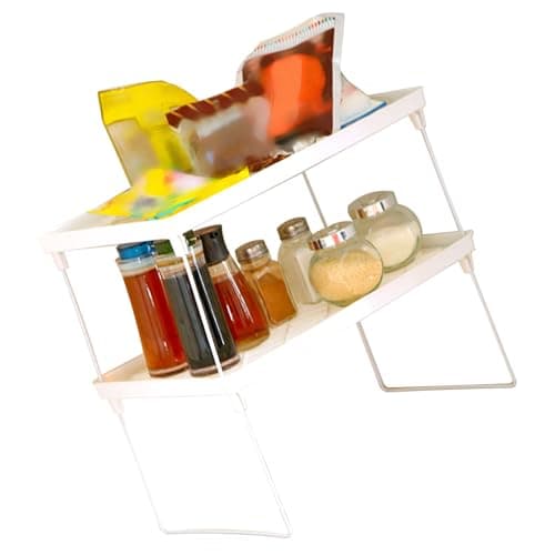 Zerodis Foldable Kitchen and Bathroom Cabinet Organizer Shelf