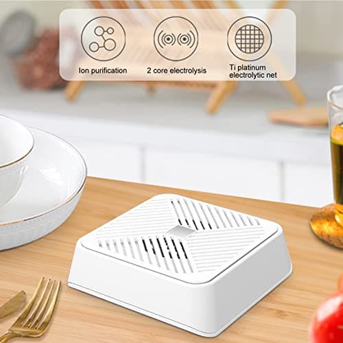 Mini Portable Ultrasonic Washing Machine for Kitchen Dishwasher (White)