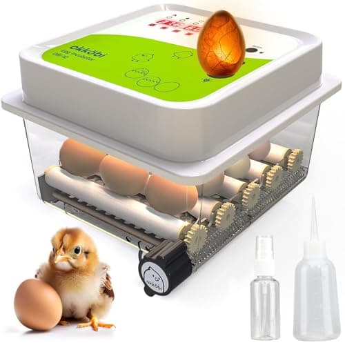 Egg Incubator Okkobi OBI-12 - 12 Eggs, Automatic Turning, Humidity Control
