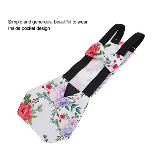 Pet Chicken Diapers with Peony Pattern for Loose Fits