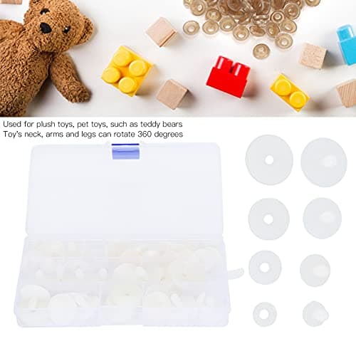 Zerodis White Plush Bear Joints Set for Doll Making Supplies