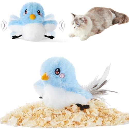 Leafur Rechargeable Flapping Bird Toy for Indoor Kittens