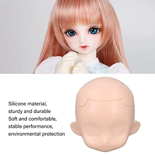 Eco-Friendly Removable Replacement Doll Head for 1/12 Doll (Normal White)
