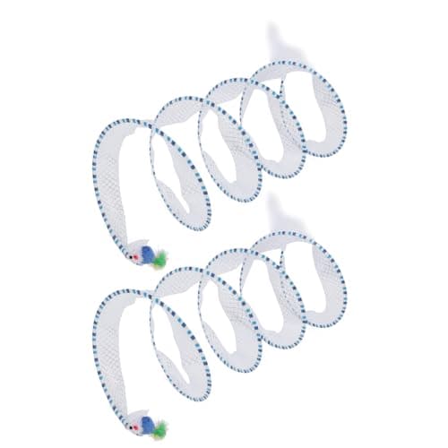 Interactive S- Shaped Elastic Pet Play Tunnel for Cats and Kittens