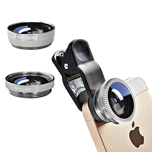 3-in-1 Camera Lens Kit for Smartphones — Silver