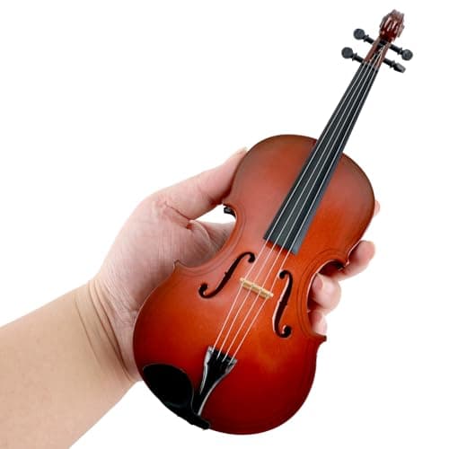 Miniature Violin Model for Home Office Decor