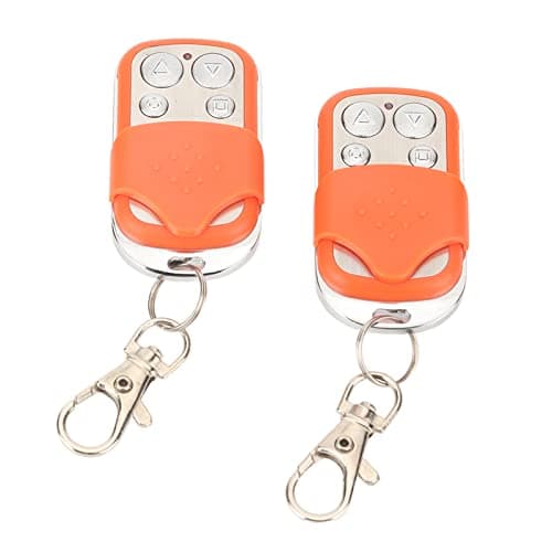 2pcs Automatic Door Remotes for Chicken Coop & Warehouse Doors with Key Clip