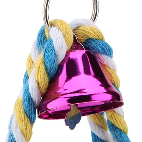 Zerodis Colorful Hanging Foraging Toy for Cockatiels, Parakeets, and Lovebirds