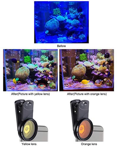 Coral Lens Filter Kits for Phones by Aquarium Choice