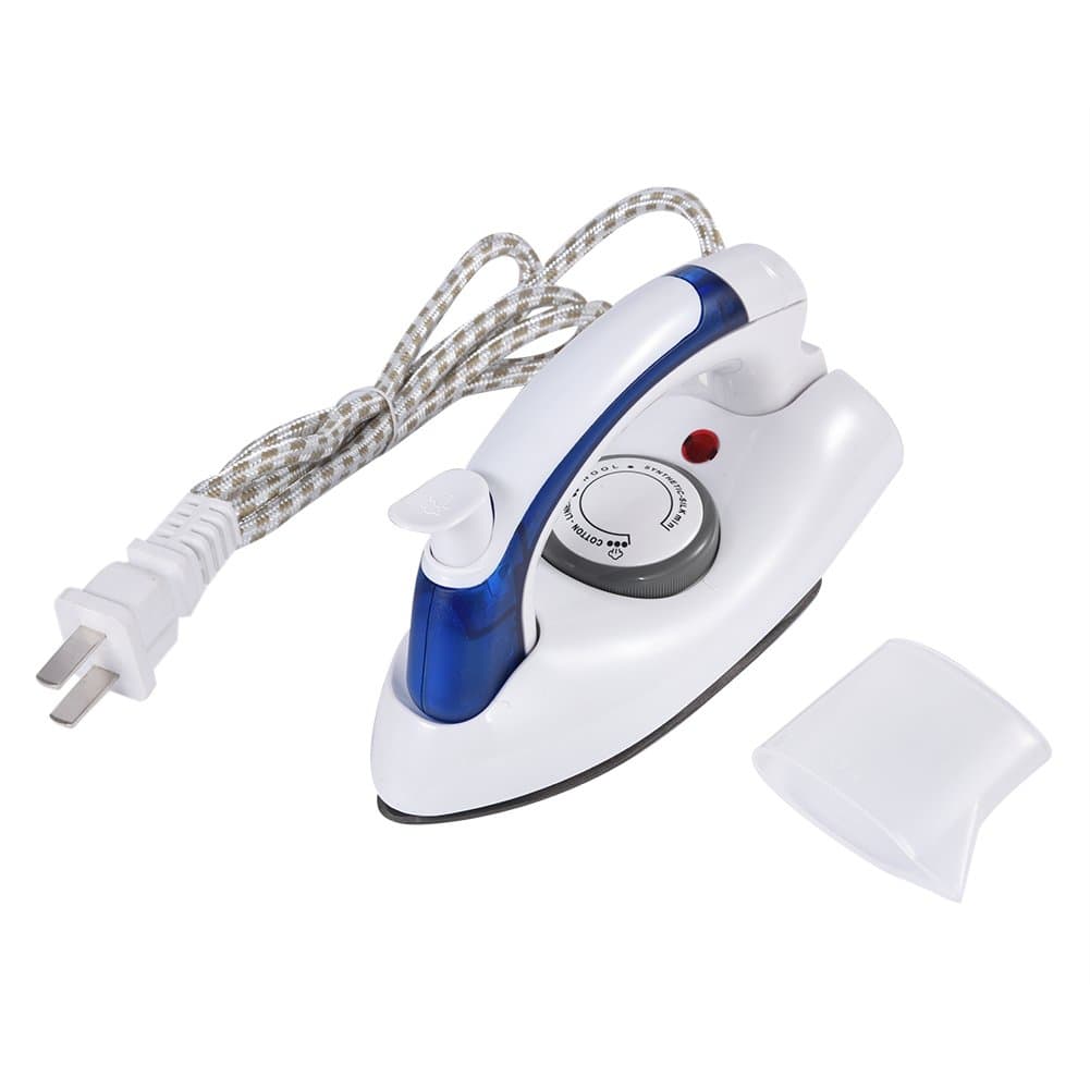 Zerodis 700W Mini Travel Iron with Temperature Control (US Plug)