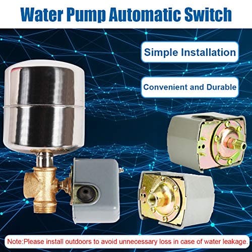 Zerodis Adjustable Pressure Control Switch, Automatic Power On/Off