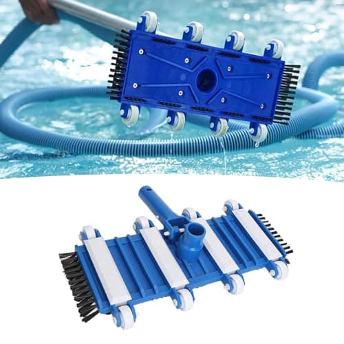 Zerodis 14 Inch Manual Pool Vacuum with Wheels