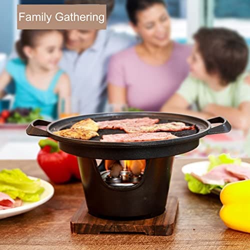 ZeroDis Mini Smokeless Charcoal Grill - Perfect for One Person & Indoor Use