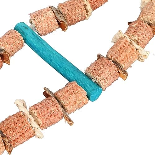 Zerodis Hanging Chew Toy for Macaws, African Grey & Other Birds with Hooks