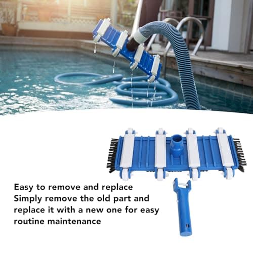 Zerodis 14 Inch Manual Pool Vacuum with Wheels
