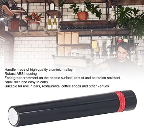 Zerodis Needle Type Wine Bottle Opener, Easy Cork Remover Corkscrew, Travel Portable Pocket Air Pressure Pump Wine Bottle Opener for Home, Restaurant and Party(Red)