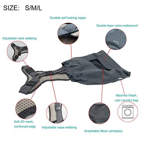 Durable Dog Drag Bag for Paralyzed Dogs (M)