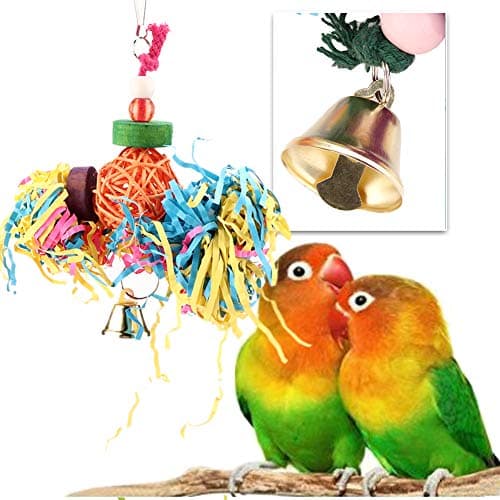 Colorful Hanging Chewing Toys for Pet Birds