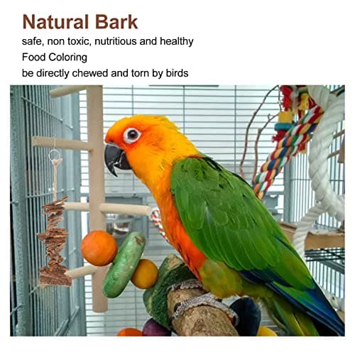 Biting Chew Toys Relieve Boredom for Parakeets and Parrots’Bird Parrot Wood Toys