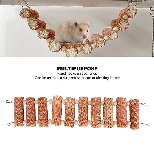 Zerodis Hamster Corncob Arch Bridge Boredom Relief Toy for Small Pets Fun