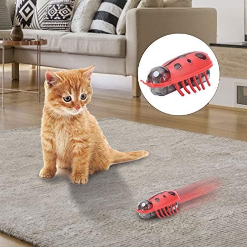 Zerodis 7-Piece Interactive Electric Cat Toy Set for Training and Chewing