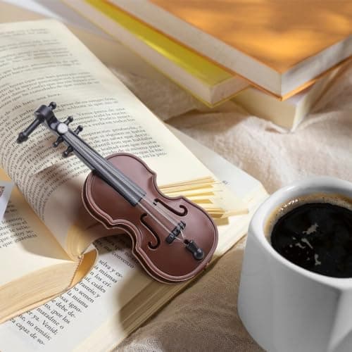 Miniature Violin Set - 20 Mini Musical Instruments for Fairy Gardens and Collectors