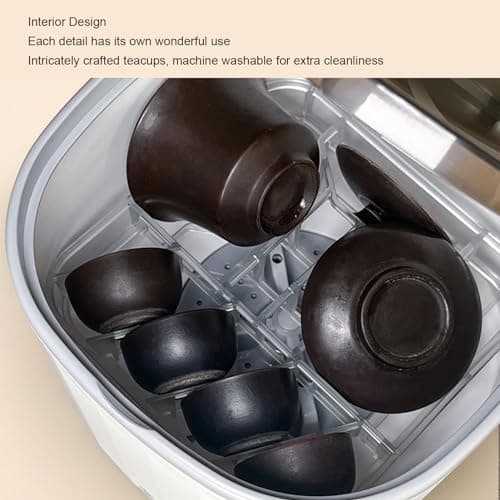 Portable 4L USB Rechargeable Mini Dishwasher for Home Office Study