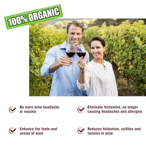 Wine Wand Sulfite Purifier: Reduce Headaches & Sensitivities (Pack of 8)