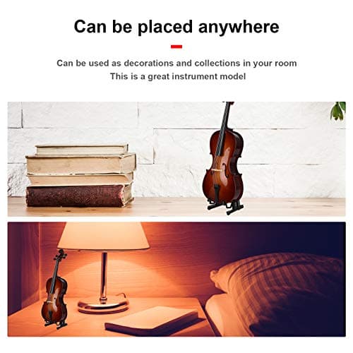Miniature Wooden Cello Model for Children and Lovers