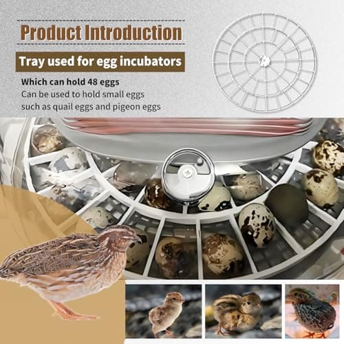 Nurture Right 360 Egg Incubator Small Egg Trays - Easy Use