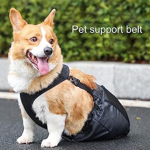 Drag Bag for Paralyzed Pets – Comfortable Indoor Wheelchair Alternative for Disabled Dogs (Large)