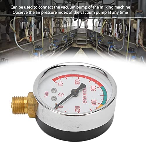 Zerodis Multicolor Digital Vacuum Gauge for Farm Milking Machines