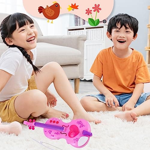 Electric Violin for Kids: Musical Instruments Simulated