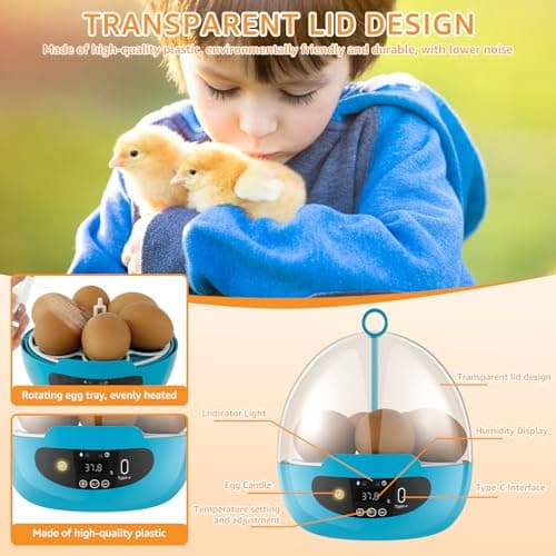 Automatic Egg Turning Poultry Incubator with Temperature Control