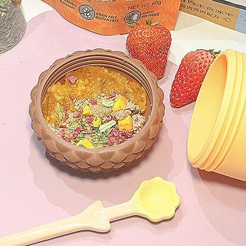 Cute Gray Acorn Silicone Dog Puzzle Feeder Toy, Slow Dispensing Ball