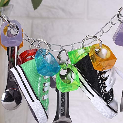 Zerodis Colorful Cockatiel Parakeet Bird Hanging Foraging Chew Toy