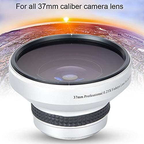 37mm 0.25X Super Fisheye Lens with Removable Macro for Wide-Angle Photography