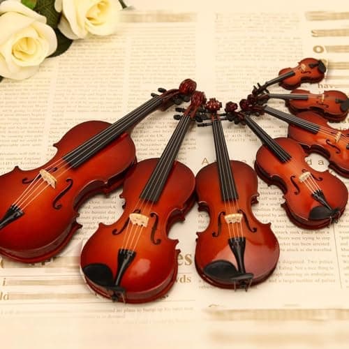 Miniature Violin That Plays Sad Music (4 cm)