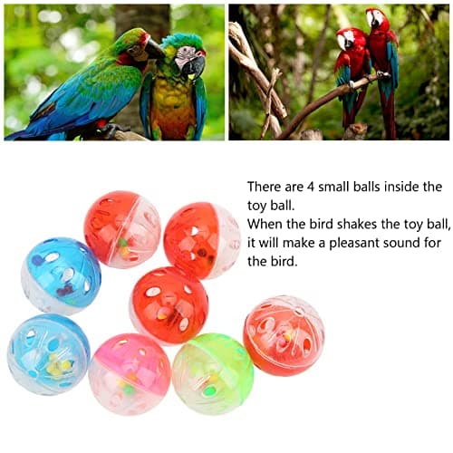 Zerodis Sound-Shaking Bird Chew Toys for Parakeets and Parrots