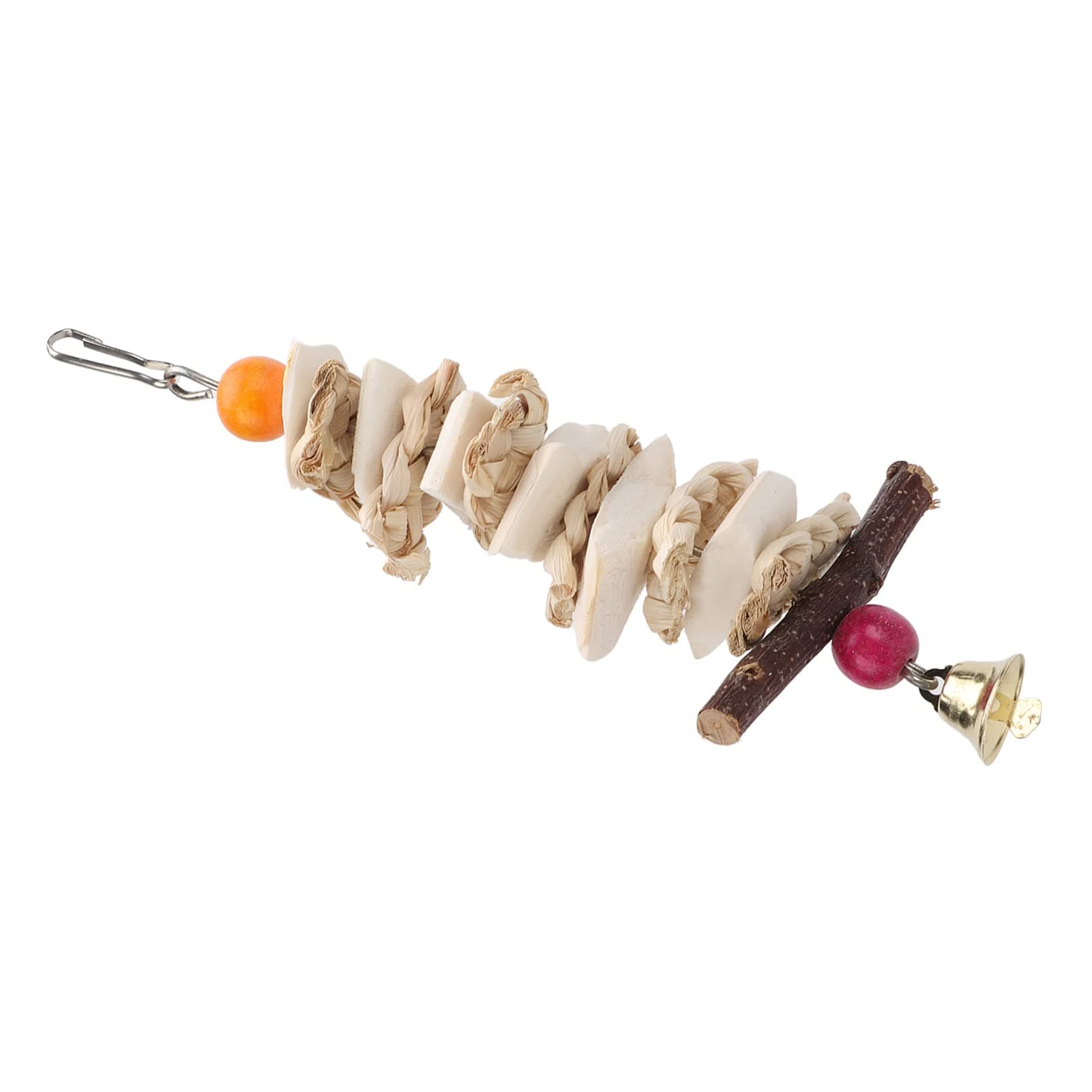 Zerodis Cuttlefish Bone Toy for Parrots, Budgie, African Greys