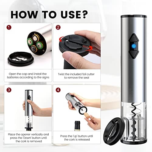 Circle Joy Battery-Powered Electric Wine Opener