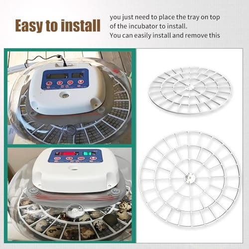 Nurture Right 360 Egg Incubator Small Egg Trays - Easy Use
