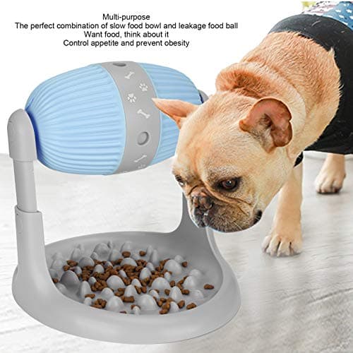 Slow Feeder Toy Ball for Cat & Dog (Blue)
