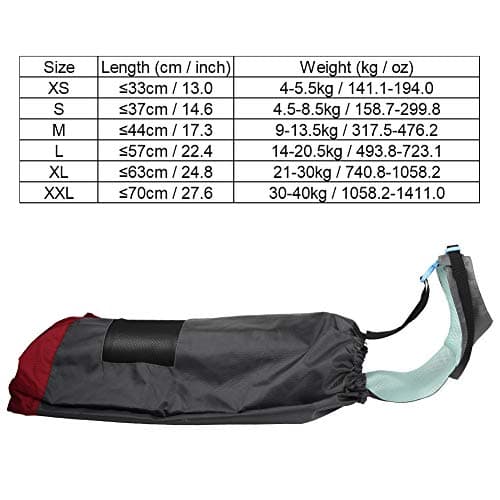 Zerodis Wear-Resistant Drag Bag for Paralyzed Dogs - Wheelchair Aid for Back Legs and Limbs (Medium)