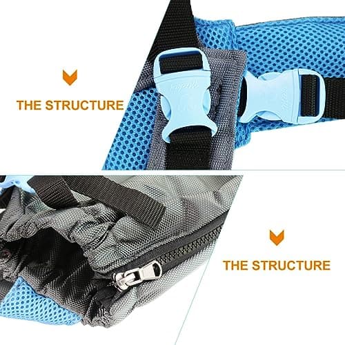 2pcs Portable Drag Bag Harness for Paralyzed Dogs Safety Carrying Case