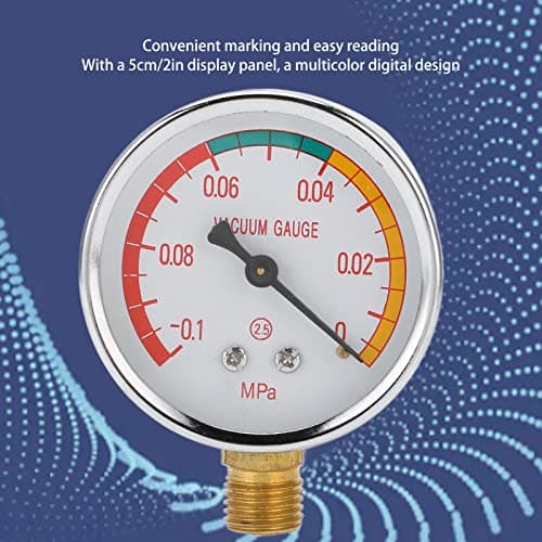 Zerodis Multicolor Digital Vacuum Gauge for Farm Milking Machines